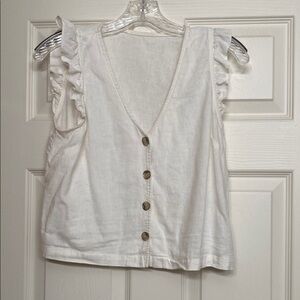 Madewell V Neck Tank Size Small